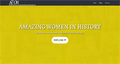 Desktop Screenshot of amazingwomeninhistory.com